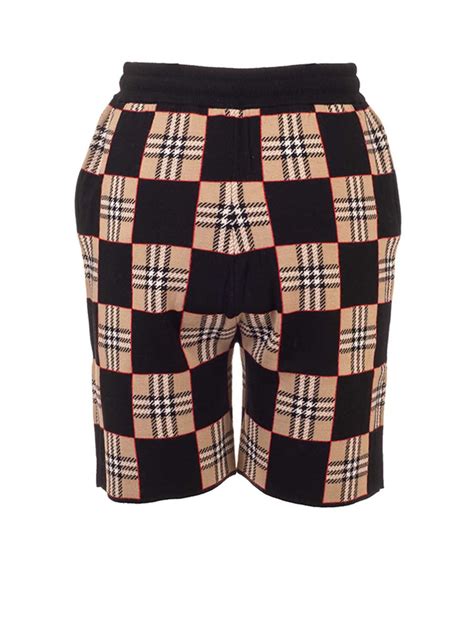 burberry checkered shorts|burberry shorts in black.